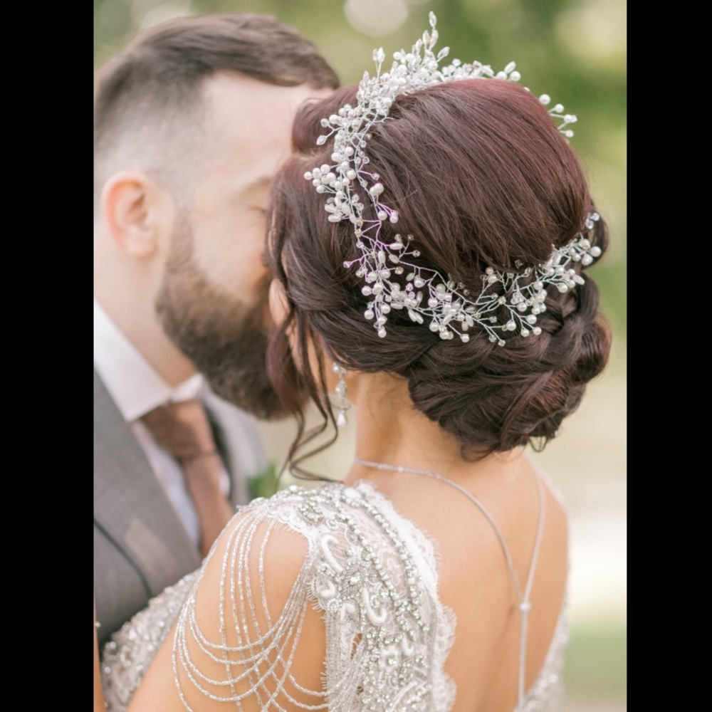 Stunning bridal hair vines